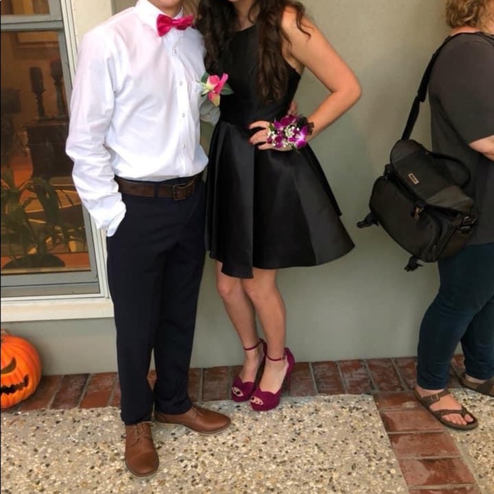 Black hoco dress!!